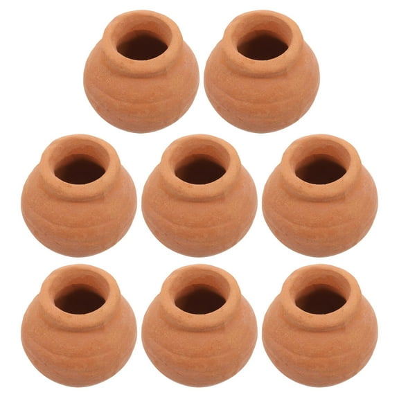 NICEXMAS Nicexmas Small Terracotta Pots Orange Red Clay for Indoor Plants