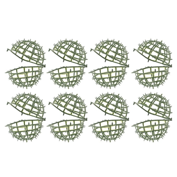 NICEXMAS 10cm Plastic Topiary Frame with Flower Display Rack for Outdoor 8 Pieces