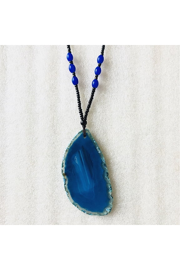 9 Pieces Natural Agate Slices in Assorted Colors for Wind Chimes, Pendant Jewelry, and Sweater Chain Accessories