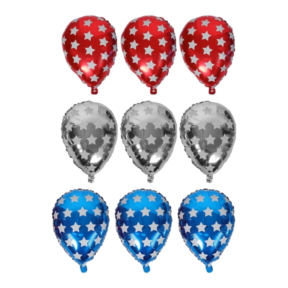 NICEXMAS 9Pcs Boxing Balloons Assorted Colors for Boxing Party Decorations and Sports Birthday Party Supplies