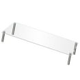 thumbnail image 1 of NICEXMAS Elegant Transparent Acrylic Display Shelf for Home and Commercial Use with Stainless Steel, 1 of 8