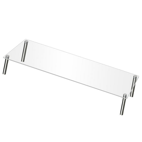 NICEXMAS Transparent Acrylic Display Rack for Tabletop with Sturdy Structure and Large Capacity Storage