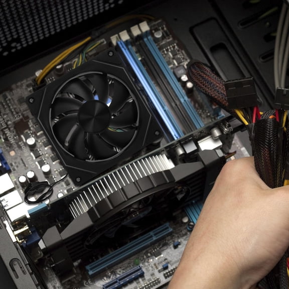NICEXMAS ABS Quiet Rgb Case Fans for Desktop Powerful Airflow and LED Lighting