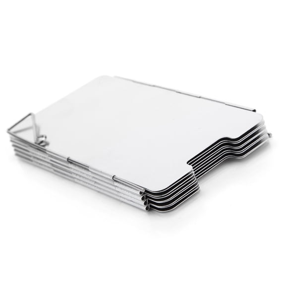 NICEXMAS Portable Foldable Aluminum Camping Windscreen Stove Windshield for Outdoor Cooking and Hiking