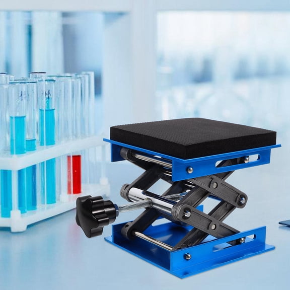 NICEXMAS Aluminum Alloy Laboratory Scissor Lift Platform Stable Non Slip Heavy Duty Support Stand for Experiments