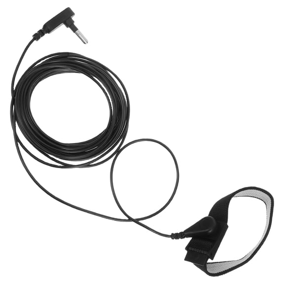 NICEXMAS Electronics Repair Anti Static Wrist Strap with Adjustable Band and Ground Cable Black