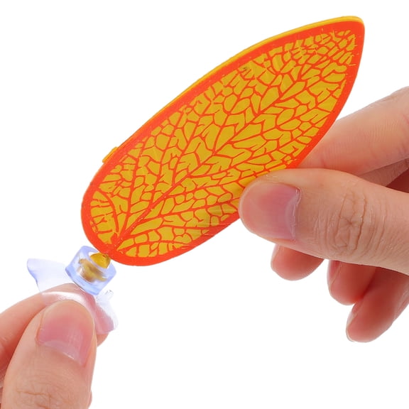 NICEXMAS Artificial Plant Leaf Betta Rest Bed Yellow PVC for Aquarium Playing