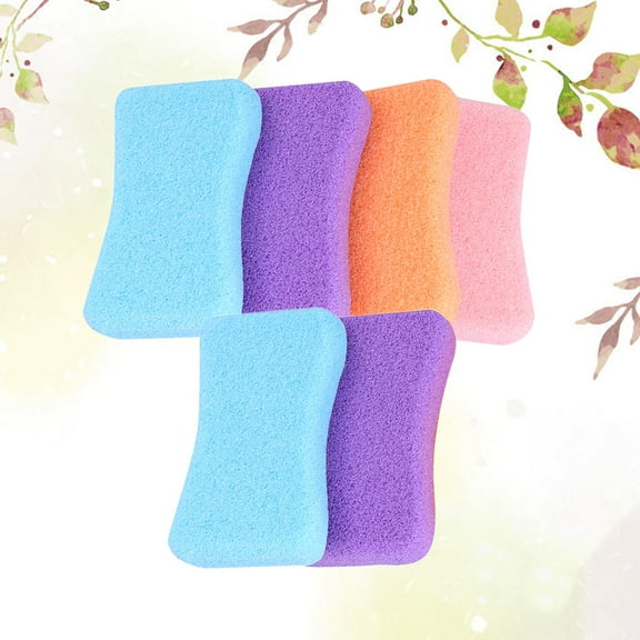 NICEXMAS Dead Skin Remover for Body Pumice Stone Exfoliating Tool PU 6Pcs