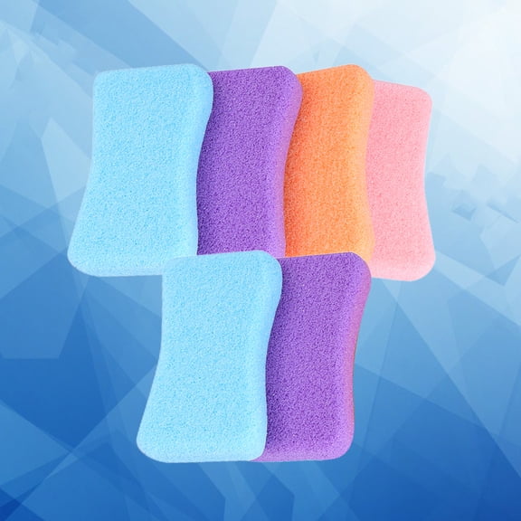 NICEXMAS Dead Skin Remover for Body Pumice Stone Exfoliating Tool PU 6Pcs