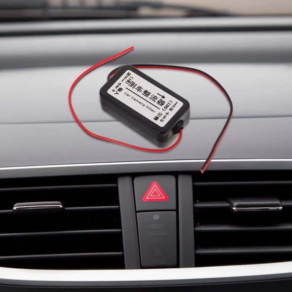 NICEXMAS Car Rear View Rectifier with Power Relay Capacitor Filter for Stable Backup Camera Power Supply