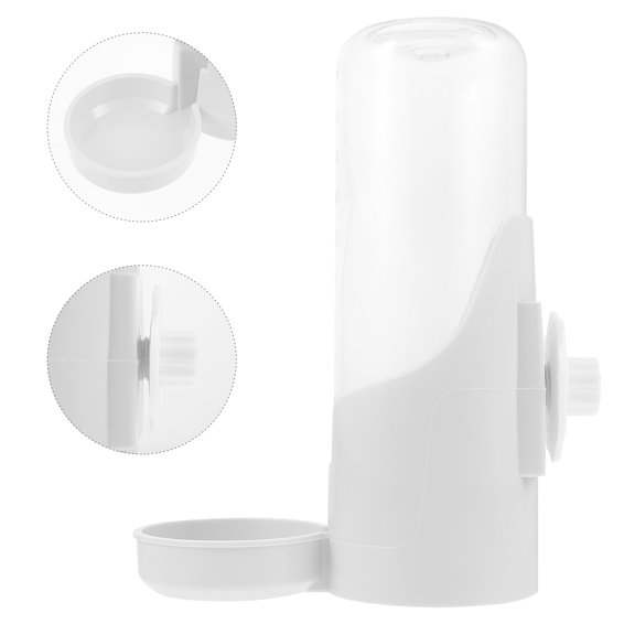 NICEXMAS White Hanging Bird Water Container with Automatic Refill and Easy Installation
