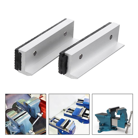 NICEXMAS Covers Aluminum Alloy Rubber 1 Pair 3.9X1.1X0.8In