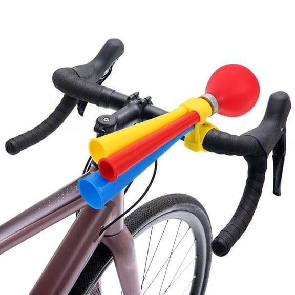 NICEXMAS Multicolor Loud Horn for Bicycle with Easy Handlebar Installation