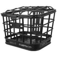 thumbnail image 1 of NICEXMAS Black Plastic Front Basket with Sturdy Handlebar Mount, Storage Basket for Adult Cycling, 1 of 5