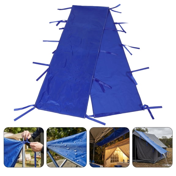NICEXMAS Blue Canopy Tent Rain Gutter Channel with Universal Fit and Weather Resistant Fabric