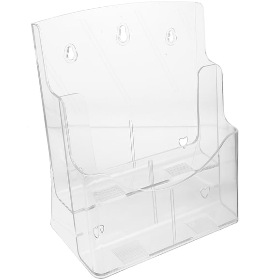NICEXMAS Clear Pamphlet Holder Rack Card Display Stand for Organized Papers