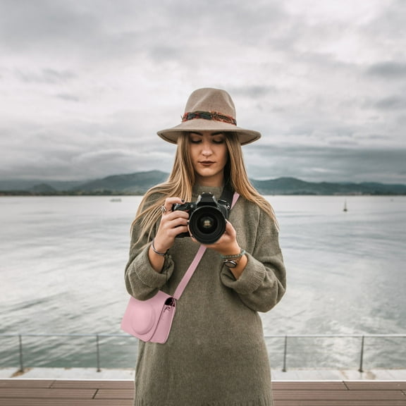 NICEXMAS Messenger Camera Bag Camera Bag Pu Leather 1Set