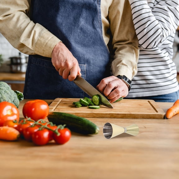 NICEXMAS High Precision Golden Double Cocktail Jigger for Professional Bars