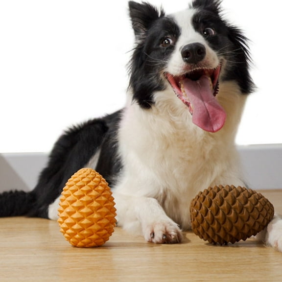 NICEXMAS Cognitive Dog Toys Rubber Food Dispensing For Housework Time 1Set