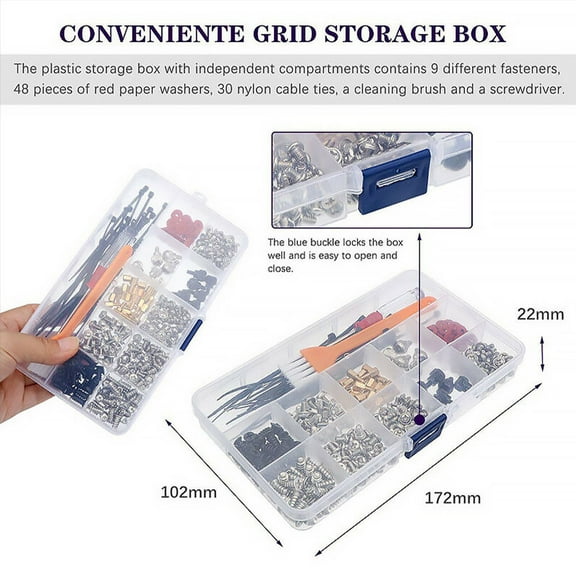 NICEXMAS Computer Screw Set Computer Hardware Screws Universal Computer Case Screws Motherboard Computer 3X2X1CM