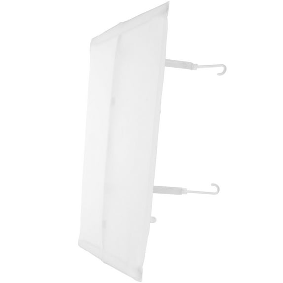NICEXMAS Air Conditioner Anti-Direct Blow Cover Wind Guide Deflector White Fabric 1Pcs