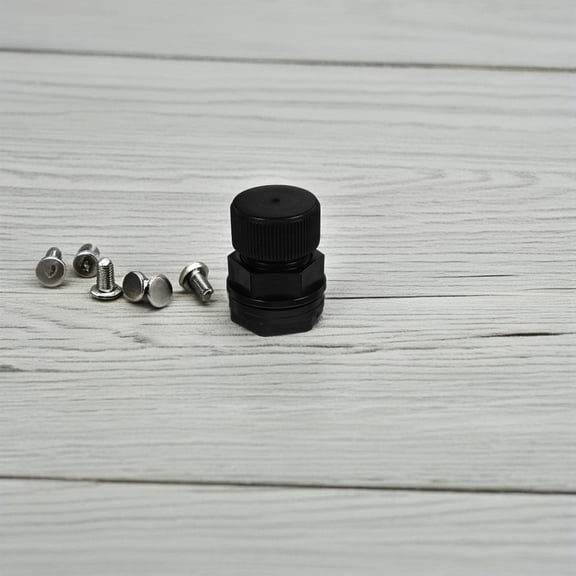 NICEXMAS Coupling Part Bulkhead Water Tank Connector Black PVC Leakproof Connection For Water Storage Solutions 1 Set