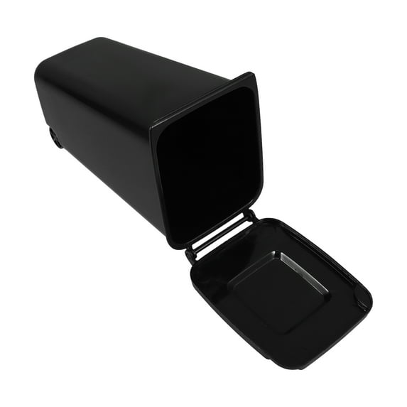 NICEXMAS Black Desktop Garbage Holder, PP Desk Accessory, Simple Design, 1 Set, Ideal for Back to School Use