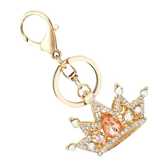 NICEXMAS Crown Keychain Key Holder Cute Keychains for Girls 1Set Hanging Ornament Zinc Alloy