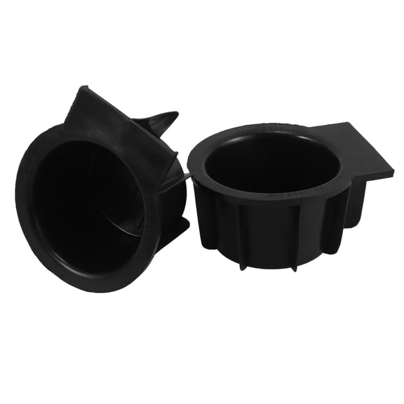 NICEXMAS Car Console Cup Holder Insert Liner with Stable Base and Sleek Black Design