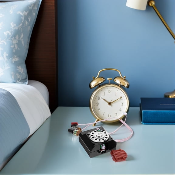 NICEXMAS DIY Black Cuckoo Clock Movement with Precise Mechanism and Hourly Bird Chime Sound