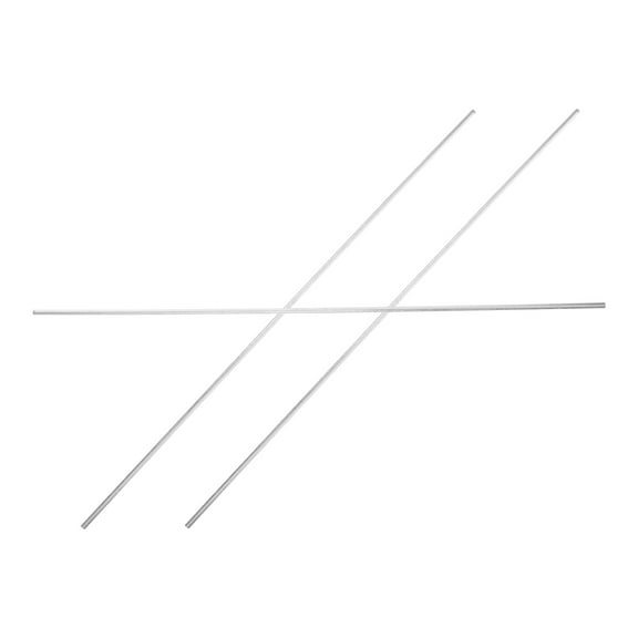 NICEXMAS DIY Craft Making Aluminum Rods 3Pcs 11.8x0.12x0.12in for