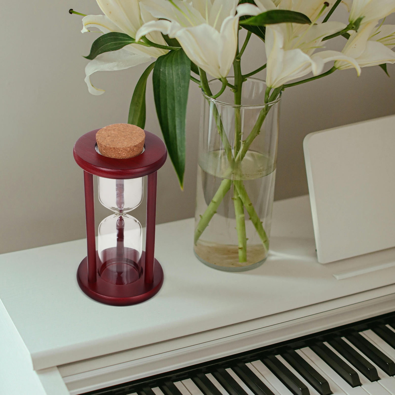 NICEXMAS DIY Refillable Hourglass Timer Creative Craft Empty Sand Timer ...