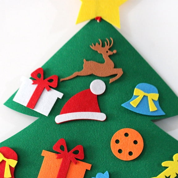 NICEXMAS Felt Calendar Hanging Decoration for Fun and Festive Holiday Season Timekeeping