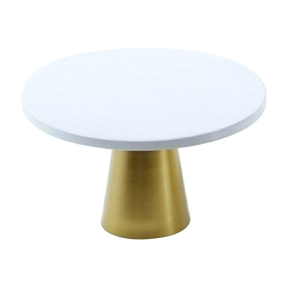 NICEXMAS Nicexmas Elegant White Iron Cake Stand for Weddings and Home Use