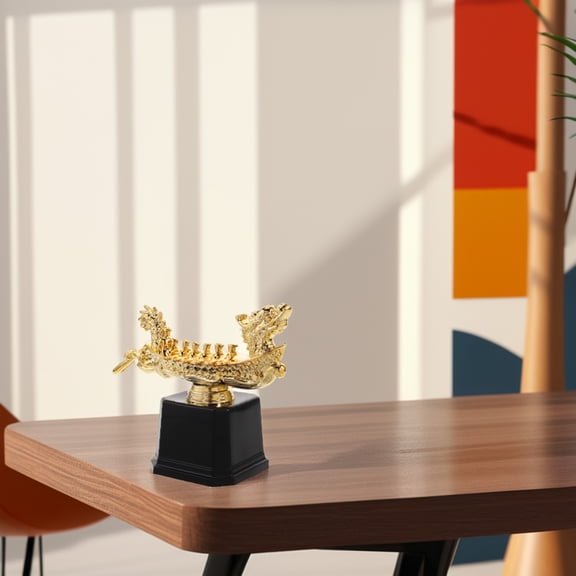 NICEXMAS Dragon Boat Trophy Award Cup for Rowing Competitions and Sports Prizes, Detailed Design, Ideal for Winners and