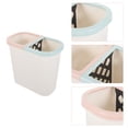thumbnail image 1 of NICEXMAS Plastic Dual Trash Can White Pedal Bin for Kitchen and Office, 1 of 6