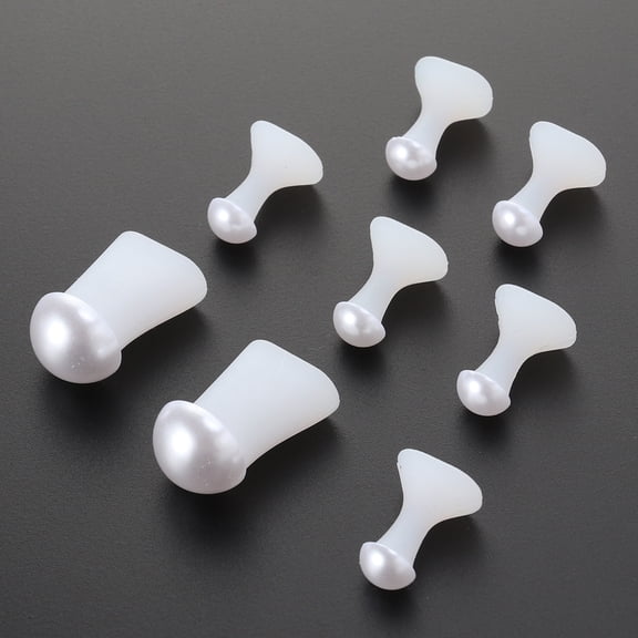 NICEXMAS Nicexmas Toe Separators for Foot Use, Anti-Skid, Soft, White 8Pcs
