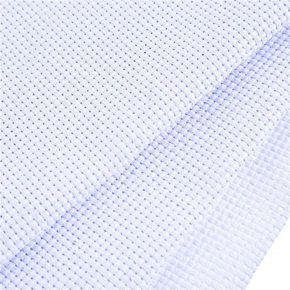 NICEXMAS Embroidery Fabric Cloth 10Pcs White for Diy Use and Handmade Projects