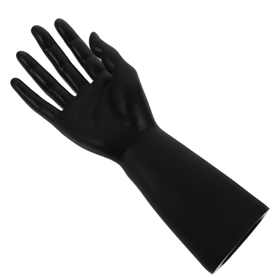 NICEXMAS Black Plastic Right Hand Mannequin Model Stand for Jewelry Display and Bracelet Holder