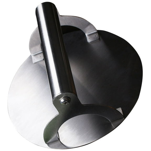 NICEXMAS Stainless Steel Burger Press with Ergonomic Handle, Non-Stick Round Patty Maker for Cooking and Grilling