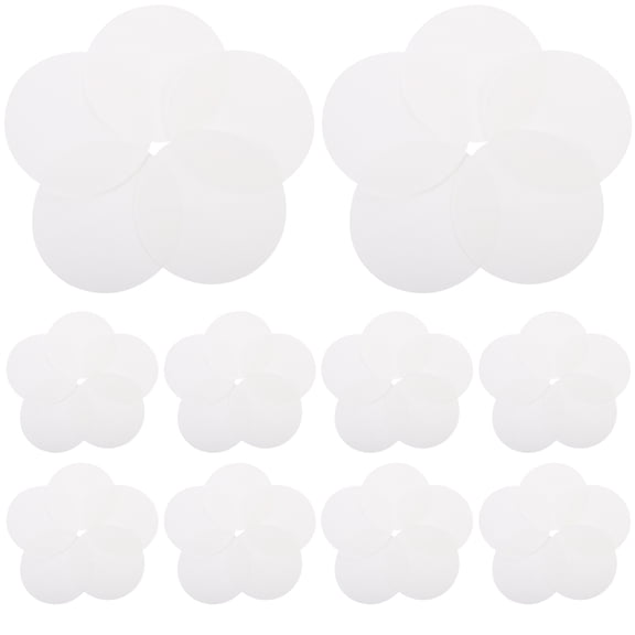 NICEXMAS Filter Paper Qualitative Laboratory Supplies Flexible Coffee Machine Size 2 White