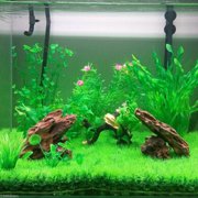 NICEXMAS Durable Artificial Grass Mat for Fish Tank Aquarium Natural Look Green Mat