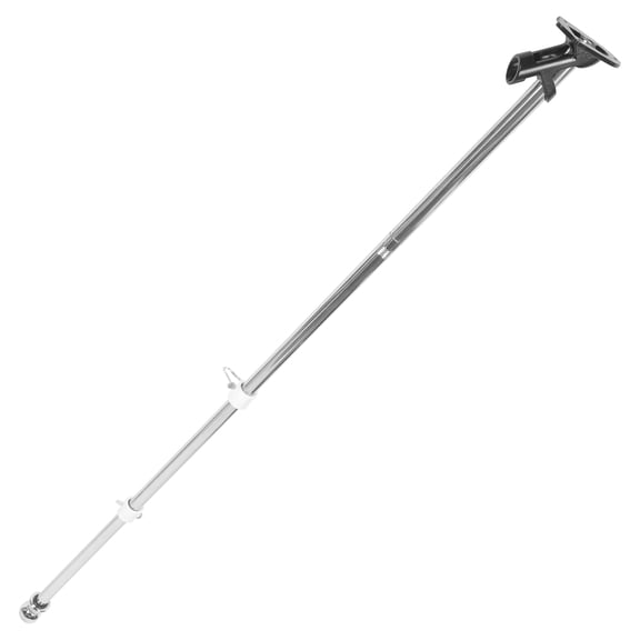 NICEXMAS Flag Pole For House Garden Flag Rod Stainless Steel 1 Set