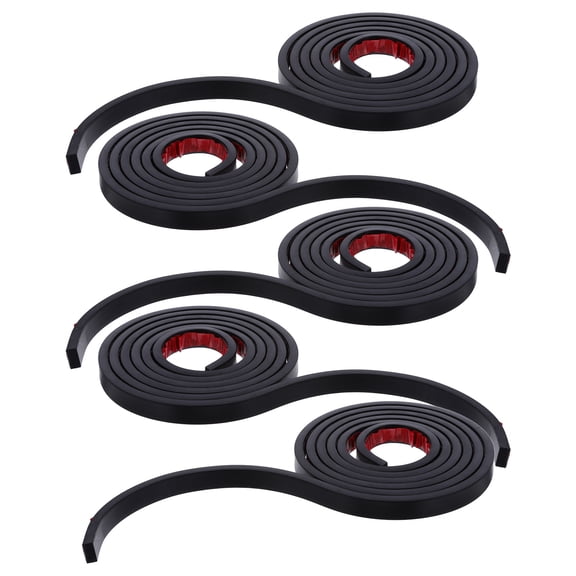 NICEXMAS Flexible Black Window Frame Molding with Peel and Stick Adhesive for Easy Installation
