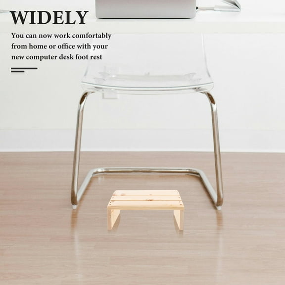 NICEXMAS Foot Mat Office Accessories Foot Stool Foot Rest for Posture Footstool Slant Desk Foot Rest Wood 30x20cm