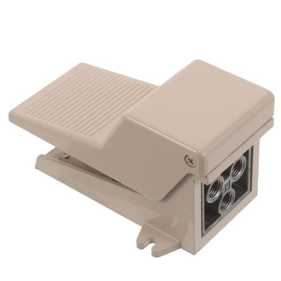 NICEXMAS Foot Operated Pneumatic Valve Beige with Universal Thread Compatibility for Switches