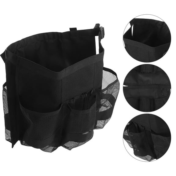 NICEXMAS Bucket Tool Organizer Black Polyester for 5 Gallon Bucket Car Wash Storage