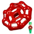 thumbnail image 1 of NICEXMAS Metal Gate Valve Handwheel Red Round Valve Handle 1Pcs for Homeowners, 1 of 6