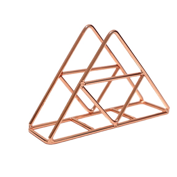 NICEXMAS Tone Triangle Iron Napkin Holder, Resistant Tissue Rack for Kitchen and Home Decor