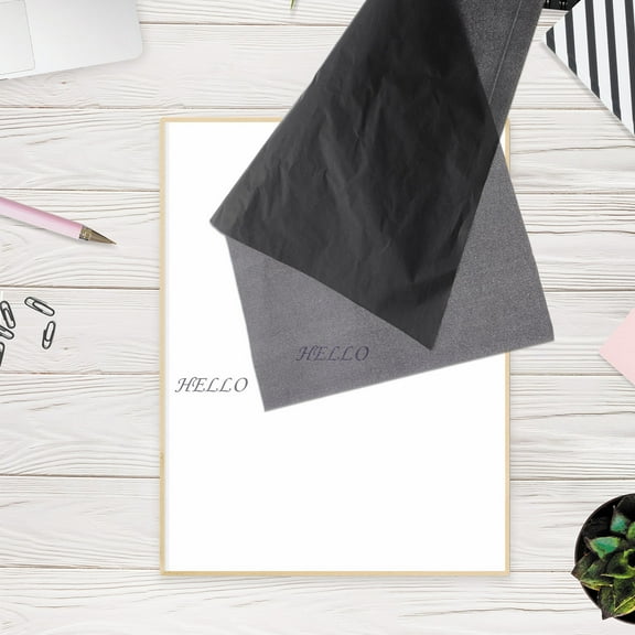 NICEXMAS Graphite Paper For Tracing 25 Sheets Carbon Paper Ideal for Projects Home or Office Use